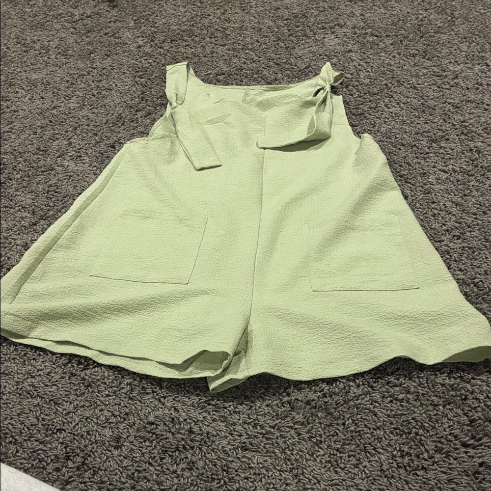 Light Green Women's romper
